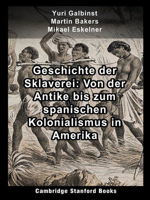 cover image of Geschichte der Sklaverei